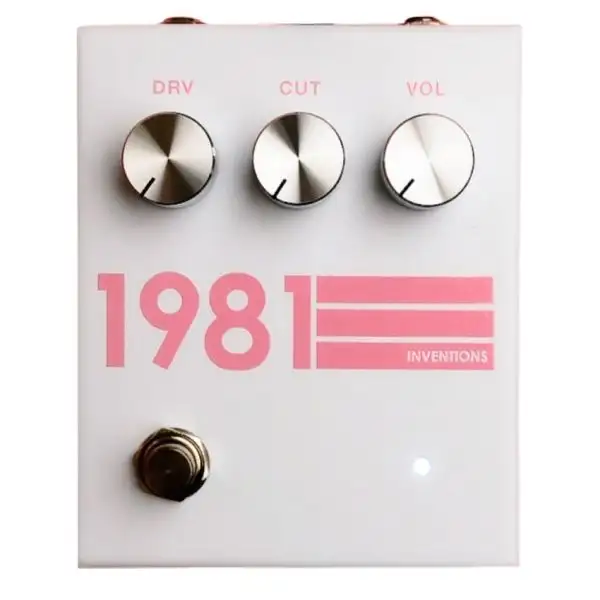 Best Sale π 1981 INVENTIONS DRV No3 Drive Pedal - White/Pink π₯° 1 Best Sale π 1981 INVENTIONS DRV No3 Drive Pedal - White/Pink π₯°