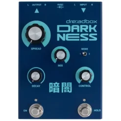 New 🤩 Dreadbox Darkness Stereo Reverb Effect Pedal (Demo Deal) 😀