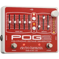 Brand new 🌟 Electro-Harmonix Pog2 Polyphonic Octave Generator Pedal ✔️
