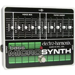 Cheap 🤩 Electro-Harmonix Bass Micro Synthesizer Analog Microsynth Pedal ✨