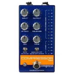 Promo 🌟 Empress Effects Compressor Pedal MKII - Blue ⭐