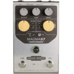 Best Sale 🥰 Origin Effects MAGMA57 Amp Vibrato & Drive Pedal ❤️