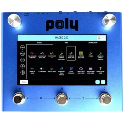 Outlet ⌛ Poly Effects Beebo Multi-Effects Pedal - Blue 🎉