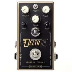 Best Sale 😉 Spaceman Delta II Harmonic Tremolo Pedal - Gold 🛒