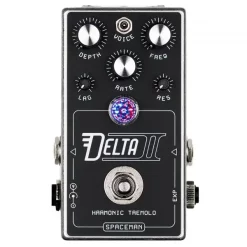 Brand new 💯 Spaceman Delta II Harmonic Tremolo Pedal - Black/Silver 👍