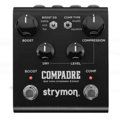 New 🔔 Strymon Compadre Dual Voice Compressor And Boost Pedal - Midnight Edition 🎁