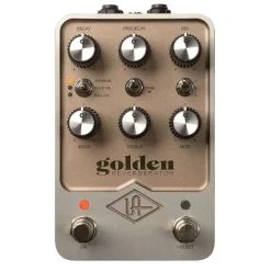 Hot Sale 👍 Universal Audio UAFX Golden Reverberator Stereo Effects Pedal (B-Stock) 🔥