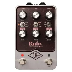 Brand new 🔥 Universal Audio UAFX Ruby '63 Top Boost Amplifier Pedal 🔔