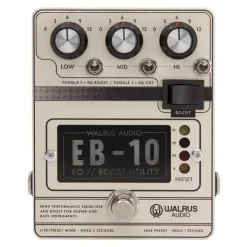 Wholesale ⌛ Walrus EB-10 Preamp/EQ/Boost Pedal - Cream 👍