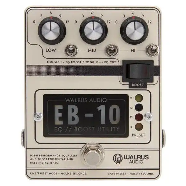Wholesale β Walrus EB-10 Preamp/EQ/Boost Pedal - Cream π 1 Wholesale β Walrus EB-10 Preamp/EQ/Boost Pedal - Cream π